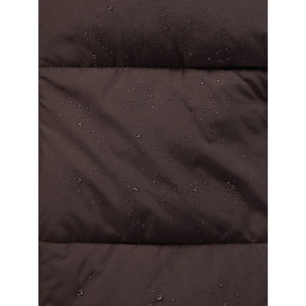 New Athleta M Stratus Puffer Vest Truffle Medium Regular - Picture 4 of 7